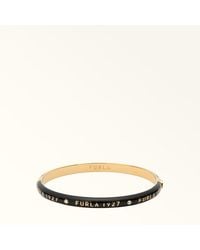 Furla - 1927 Bangle Nero Metal + Resin - Lyst