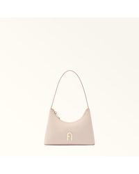 Furla - Diamante Schultertasche Mini Azalea Weiches Kalbsleder Damen - Lyst