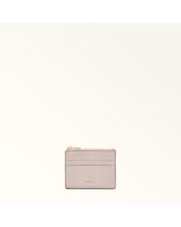 Furla - Camelia Card Case Corolla Textured Leather - Lyst