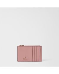 Furla - Camelia Card Case Cloudy Textured Leather - Lyst