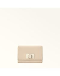 Furla - 1927 Compact Wallet Ballerina I Textured Leather - Lyst