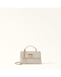Furla - 1927 Borsa Mini Panna Pelle Stampata Donna - Lyst