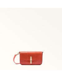 Furla - Iride Borsa A Tracolla Mini Toni Aperitivo Pelle Esotica Watersnake Donna - Lyst