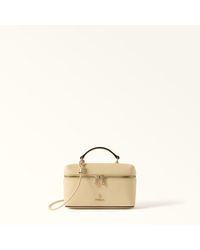 Furla - Camelia Mini Bag Cremino Grained Calf Leather - Lyst