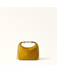 Furla - Tonie Shoulder Bag Xl Toni Giallo Senape Suede - Lyst