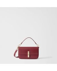 Furla - Iride Crossbody Mini Ciliegia D Textured Leather - Lyst