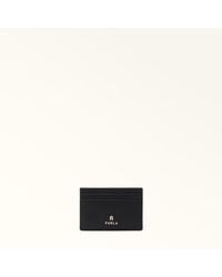 Furla - Camelia Card Case Nero Soft Calf Leather - Lyst