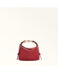 Furla - Nuvola Mini Sac Lacca Cuir De Veau Claris Lux Femme - Lyst
