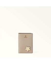 Furla - Camelia Passport Holder S Toni Butter Sidney Calf Leather + Patch Star - Lyst