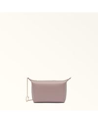 Furla - Nuvola Borsa Mini Mauve Pelle Di Vitello Sidney Donna - Lyst