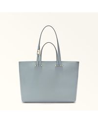 Furla - Duetto Borsa Shopping Nuvola Pelle Di Vitello Doppia Napoli Donna - Lyst