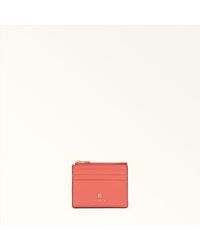 Furla - Camelia Card Case Aperitivo Textured Leather - Lyst