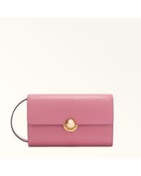 Furla - Sfera Mini Bag Blush Sidney Calf Leather - Lyst