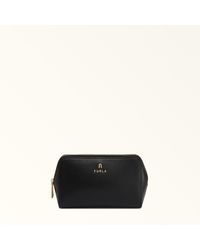 Furla - Camelia Beauty Case Pelle Stampata Donna - Lyst