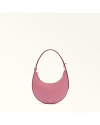 Furla - Delizia Mini Bag Blush Soft Calf Leather - Lyst