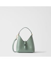 Furla - Iride Mini Bag Winter Sky Varnished Ares Textured Leather - Lyst