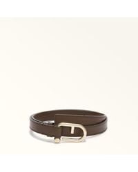 Furla - Nuvola Fixed Belt Espresso Claris Lux Calf Leather - Lyst