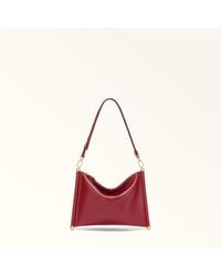 Furla - Sfera Soft Shoulder Bag Xl Ciliegia D Nappa Leather - Lyst