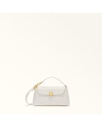 Furla - Sfera Soft Mini Bag Panna Nappa Leather - Lyst