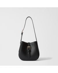 Furla - Dora Bucket Bag Nero Sidney Calf Leather - Lyst