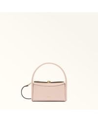 Furla - Nicole Boston Bag Dusty Night Calf Leather + Sidney Calf Leather - Lyst