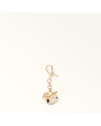 Furla - Hashtag Charm Toni Senape Metal + Enamel - Lyst