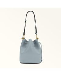 Furla - Sfera Bucket Bag Mini Nuvola Grained Calf Leather + Soft Calf Leather - Lyst
