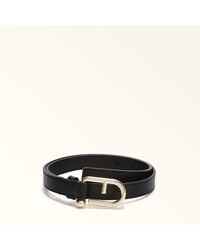 Furla - Nuvola Fixed Belt Nero Claris Lux Calf Leather - Lyst