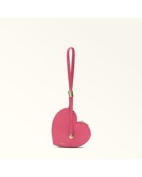 Furla - Laura Coin Case S Velvet Textured Leather - Lyst