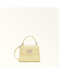 Furla - 1927 Henkeltasche Mini Freesia Strukturiertes Leder Damen - Lyst