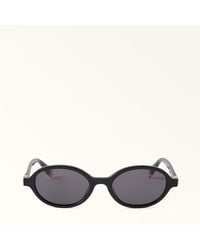 Furla - Sunglasses Nero Acetate - Lyst