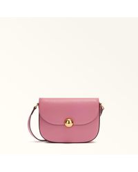 Furla - Moonlight Crossbody Blush Night Calf Leather - Lyst