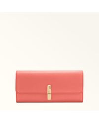 Furla - Iride Continental Wallet Aperitivo Textured Leather - Lyst