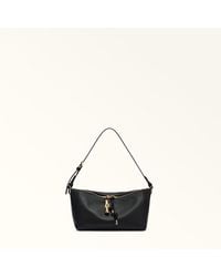 Furla - Debby Shoulder Bag Xl Nero Night Calf Leather + Sidney Calf Leather - Lyst