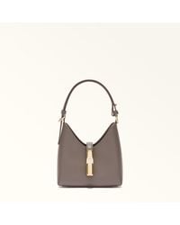 Furla - Iride Mini Bag Urban Textured Leather - Lyst