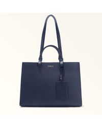 Furla - Deva Tote Mediterraneo Andromeda Calf Leather - Lyst