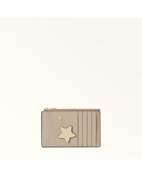 Furla - Camelia Card Case Toni Butter Sidney Calf Leather + Patch Star - Lyst