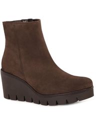 Gabor - Utopia Wedge Heel Ankle Boots Size - Lyst