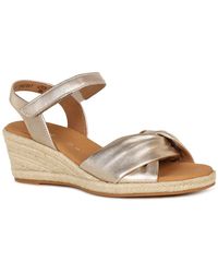 Gabor - Moon Wedge Heel Sandals - Lyst