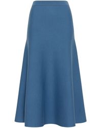 Gabriela Hearst - Freddie Knit Midi Skirt - Lyst