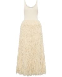 Gabriela Hearst - Elianor Fringed Silk-Cashmere Maxi Dress - Lyst