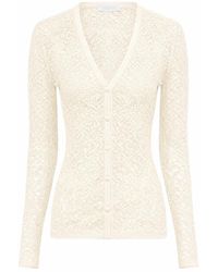Gabriela Hearst - Ultraris Lace Knit Cardigan - Lyst