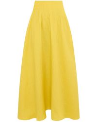 Gabriela Hearst - Penelope Midi Skirt - Lyst