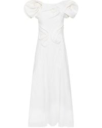Gabriela Hearst - Navi Puff Sleeve Maxi Dress - Lyst