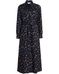 Gabriela Hearst - Galway Maxi Shirtdress - Lyst