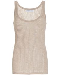 Gabriela Hearst - Nevin Pointelle Knit Tank Top - Lyst