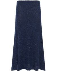 Gabriela Hearst - Sabine Knit Midi Skirt - Lyst