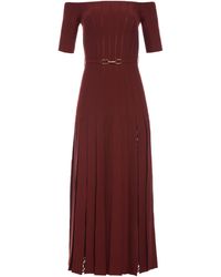 Gabriela Hearst - Kurt Knit Pleated Maxi Dress - Lyst