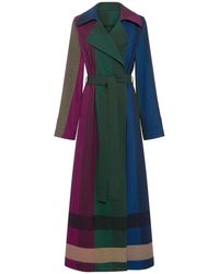 Gabriela Hearst - Lyra Oversized Striped Cashmere Coat - Lyst