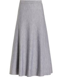 Gabriela Hearst - Freddie Knit Midi Skirt - Lyst
